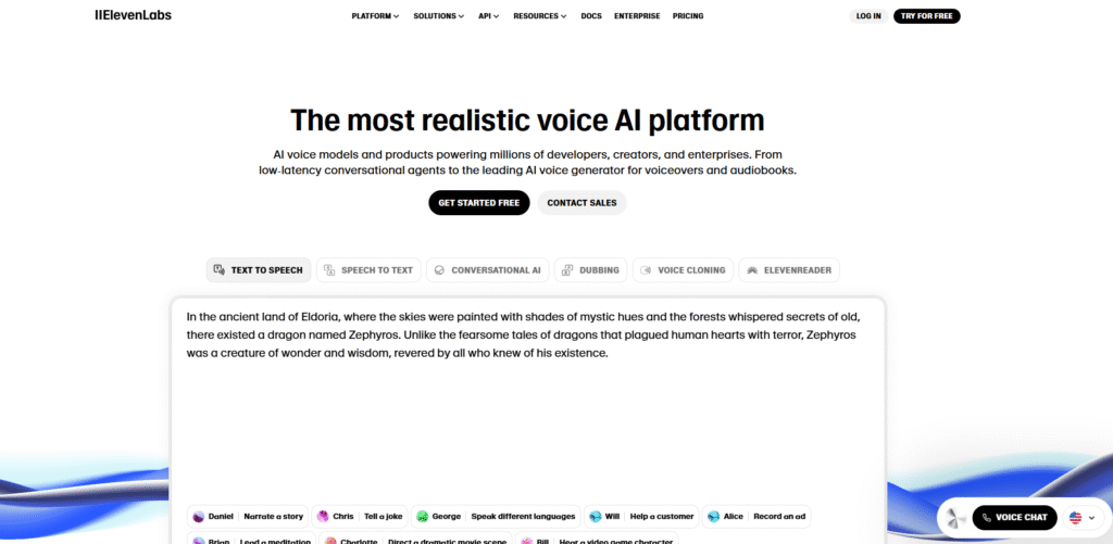 IA ElevenLabs Voix